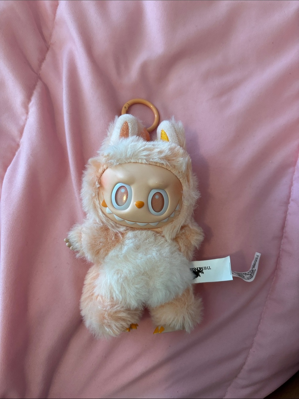 POP MART labubu Big Into Energy Vinyl Plush Keychain - Happiness